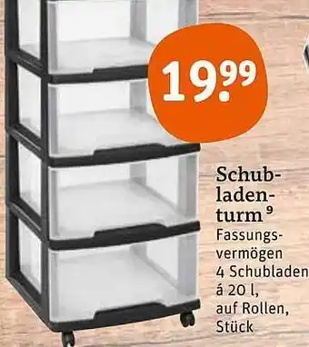 tegut Schubladenturm Angebot