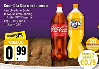 Edeka Frischemarkt Coca Cola Oder Limonade Angebot