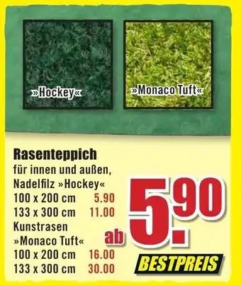 B1 Discount Baumarkt Rasenteppich Angebot