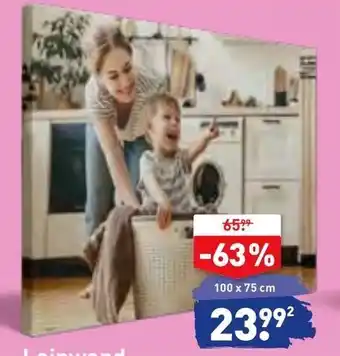 Aldi Nord Leinwand Angebot