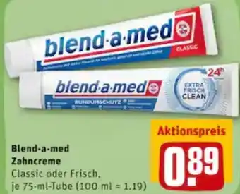 REWE City Blend a med Zahncreme 75ml Angebot