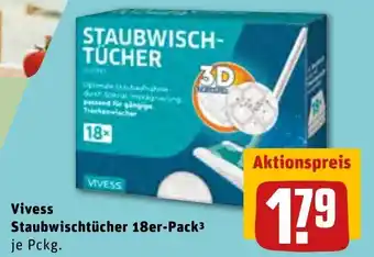 REWE Center Vivess Staubwischtücher 18er Pack Angebot