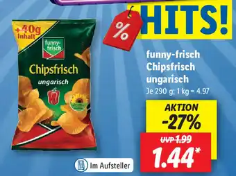 Lidl Funny-frisch Chipsfrisch ungarisch 290 g Angebot