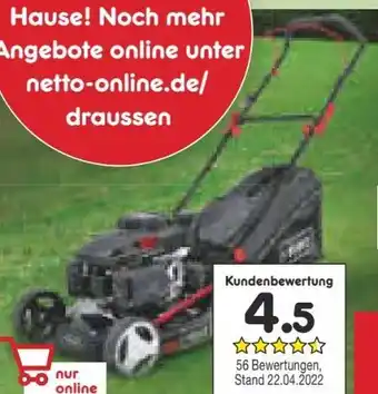 Netto Marken-Discount Benzin-Rasenmäher LM141-46P Angebot