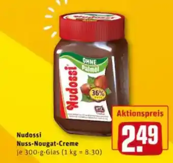 REWE City Nudossi Nuss Nougat Creme 300g Angebot