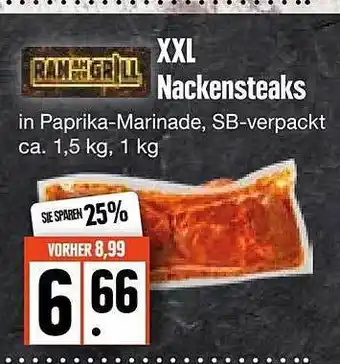 Edeka Frischemarkt Ran An Dem Grill XXL Nackensteaks Angebot