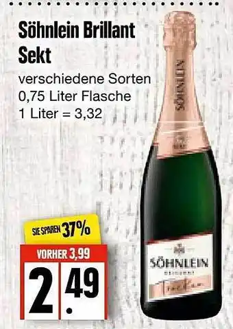 Edeka Frischemarkt Söhnlein Brillant Sekt Angebot