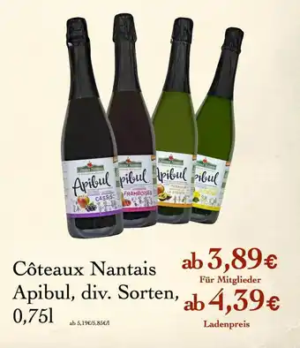 LPG Biomarkt Côteaux Nantais Apibul Angebot