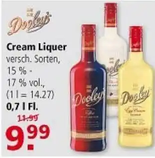 Multi Markt Dooley's Cream Liquer Angebot