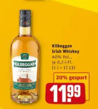 REWE City Kilbeggan Irish Whiskey  0,7L Angebot