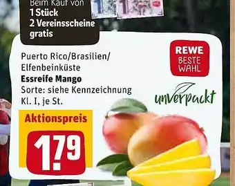 REWE Kaufpark Rewe Beste Wahl Essreife Mango Angebot