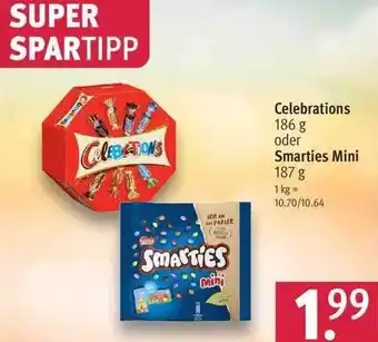 Rossmann Celebrations Oder Smarties Mini Angebot