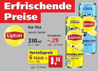 Thomas Philipps Lipton Ice-tea Angebot