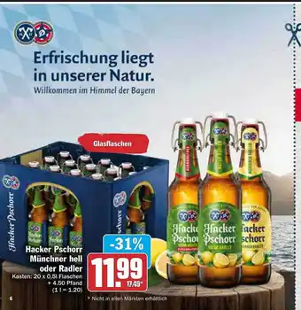 AEZ Hacker Pschorr Münchner Hell Oder Radler Angebot