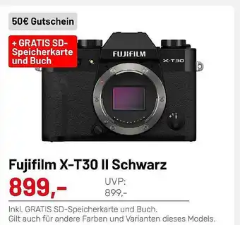 FOTO GREGOR Fujifilm X-t30 II Schwarz Angebot