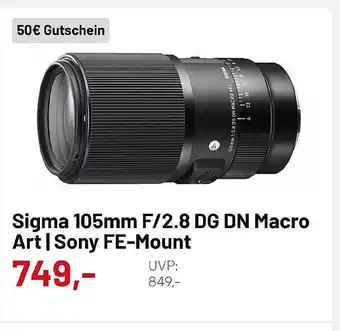 FOTO GREGOR Sigma 105mm F-2.8 DG DN Macro Art | Sony FE-mount Angebot