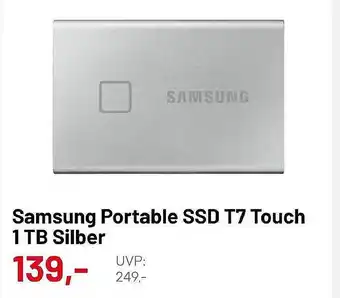 FOTO GREGOR Samsung Portable Ssd T7 Touch 1 Tb Silber Angebot