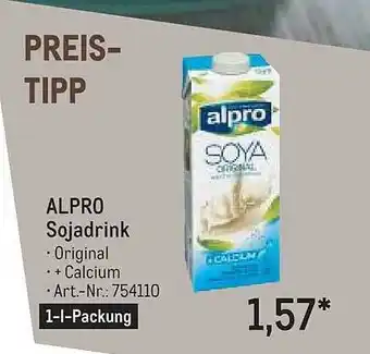 METRO Alpro Sojadrink Angebot