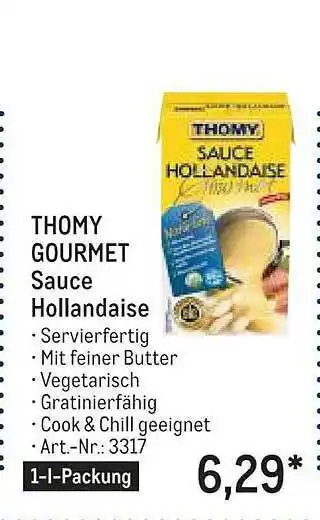 METRO Thomy Gourmet Sauce Hollandaise Angebot