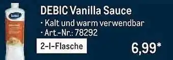 METRO Debic Vanilla Sauce Angebot