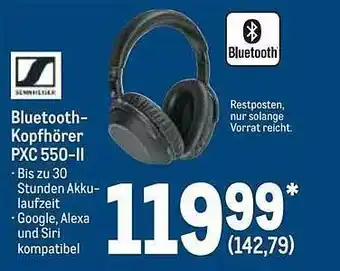 METRO Bluetooth-kopfhörer Pxc550-II Angebot