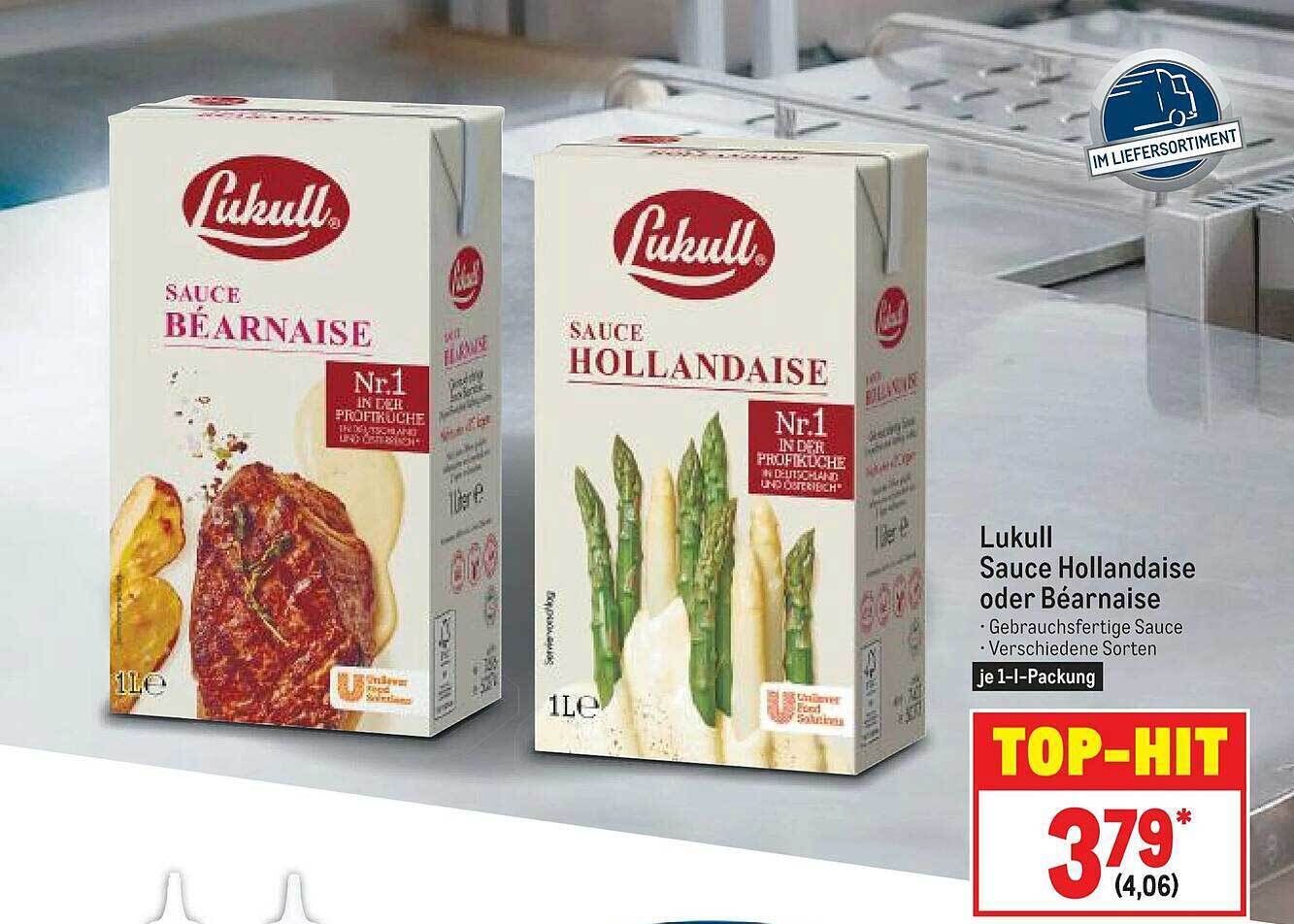 Lukull Sauce Hollandaise Oder Béarnaise Angebot bei METRO