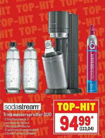 METRO Sodastream Trinkwassersprudler Duo Angebot