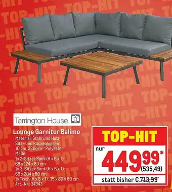 METRO Tarrington House Lounge Garnitur Balimo Angebot