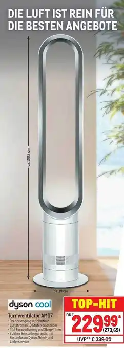 METRO Dyson Cool Turmventilator Am07 Angebot