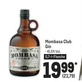 METRO Mombasa Club Gin Angebot