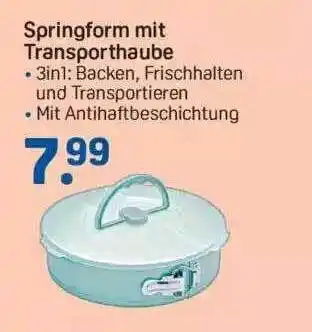 Rossmann Springform Mit Transporthaube Angebot