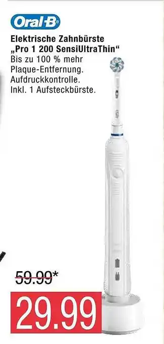 Marktkauf Oral-b Elektrische Zahnbürste „pro 1 200 Sensiultrathin“ Angebot