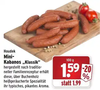 Wasgau Houdek Mini Kabanos ,,Klassik" 100g Angebot