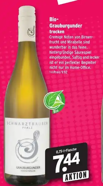 Wasgau Bio Grauburgunder trocken 0,75L Angebot