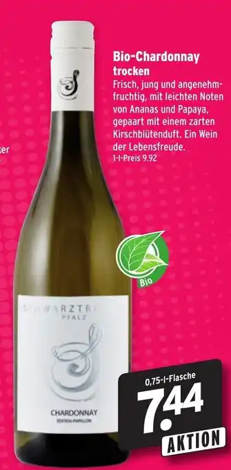 Wasgau Bio Chardonnay trocken 0,75L Angebot