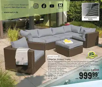 METRO Tarrington House Lounge Set „orokana“ 7-teilig Angebot
