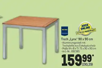 METRO Metro Professional Tisch „lynx“ Angebot