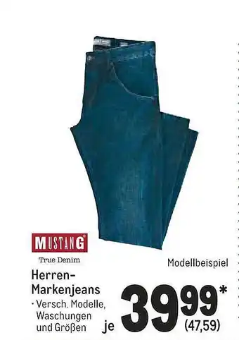 METRO Mustang Herren-markenjeans Angebot