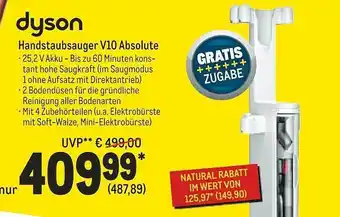 METRO Dyson Handstaubsauger V10 Absolute Angebot