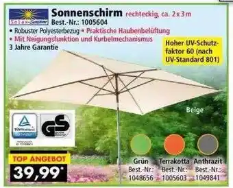 Norma24 Sonnenschirm Angebot