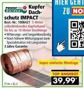 Norma24 Kupfer Dachschutz Impact Angebot