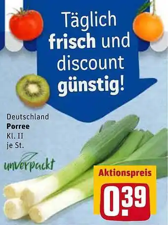 REWE Kaufpark Porree Angebot