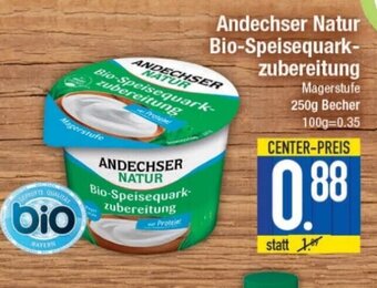 E-Center Andechser Natur Bio- Speisequarkzubereitung Angebot