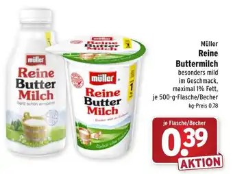 Wasgau Müller Reine Buttermilch 500g Angebot