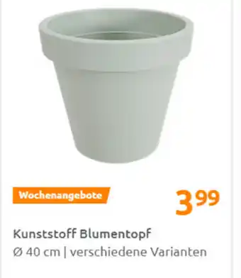 Action Kunststoff Blumentopf Angebot