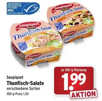 Wasgau Saupiquet Thunfisch-Salate 160g Angebot