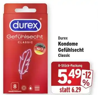 Wasgau Durex Kondome Gefühlsecht Classic Angebot