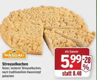 Wasgau Wasgau Streuselkuchen Angebot