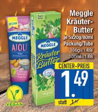 E-Center Meggle KräuterButter 5x20g/80ml Packung/Tube Angebot