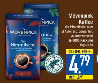 E-Center Mövenpick Kaffee 500g Packung Angebot